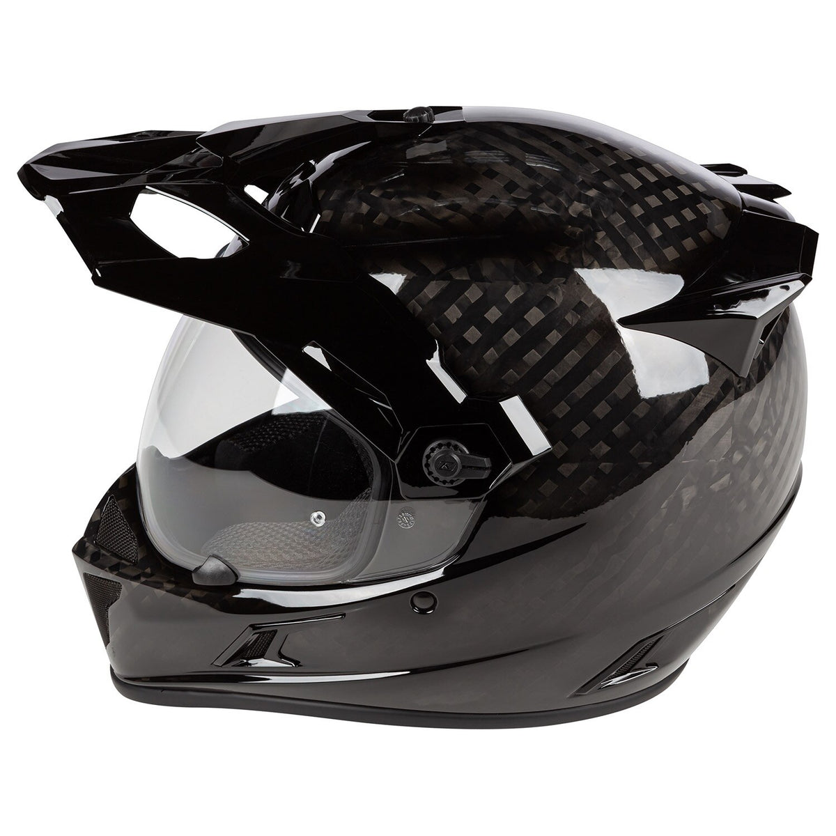Klim Krios Karbon Adventure Helm ECE/DOT Gloss Karbon Black