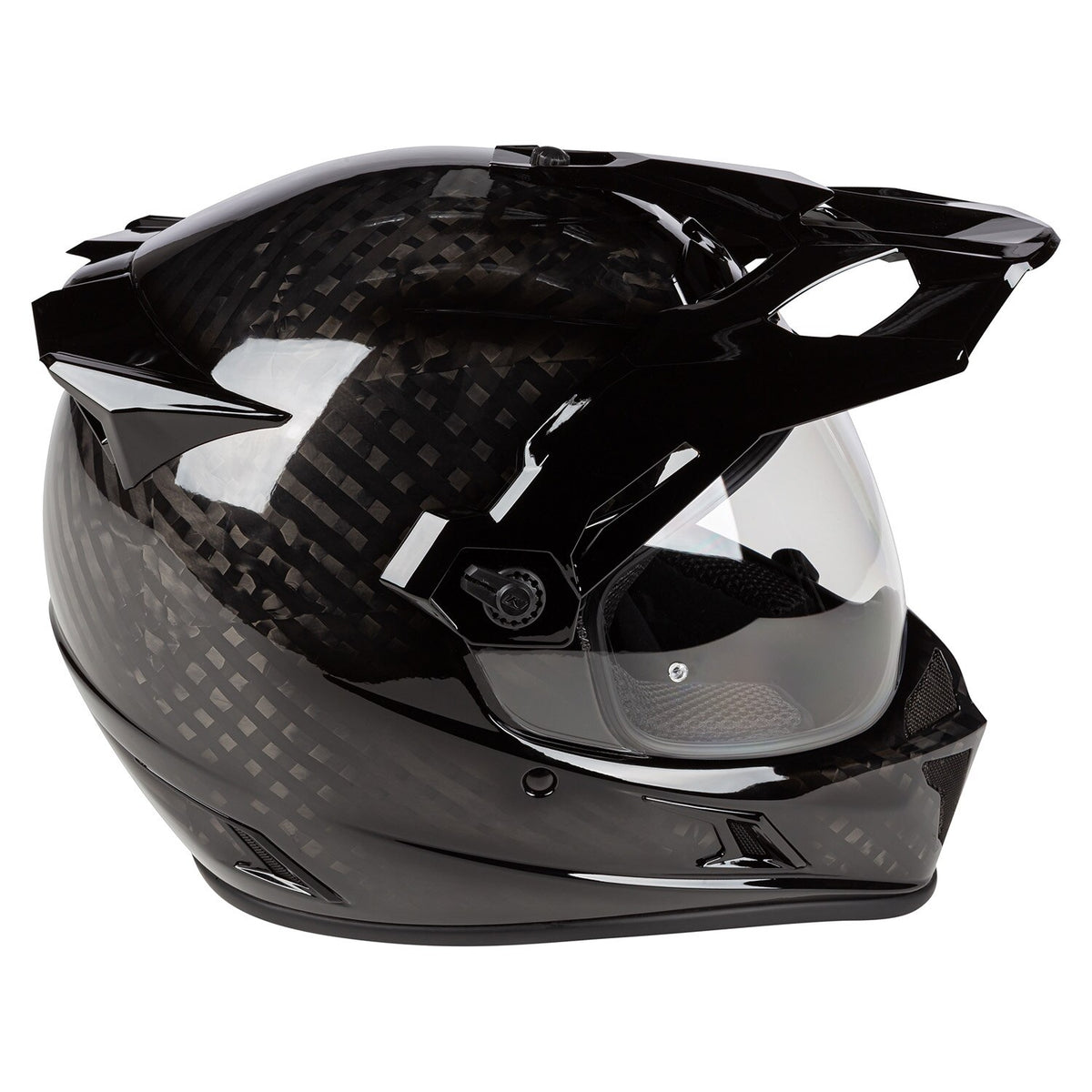 Klim Krios Karbon Adventure Helm ECE/DOT Gloss Karbon Black