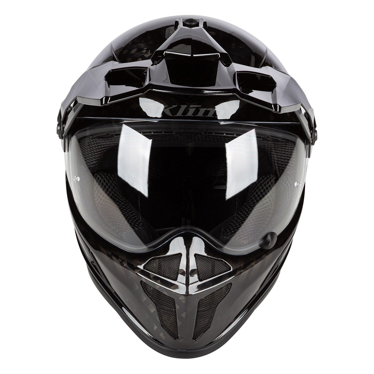 Klim Krios Karbon Adventure Helm ECE/DOT Gloss Karbon Black