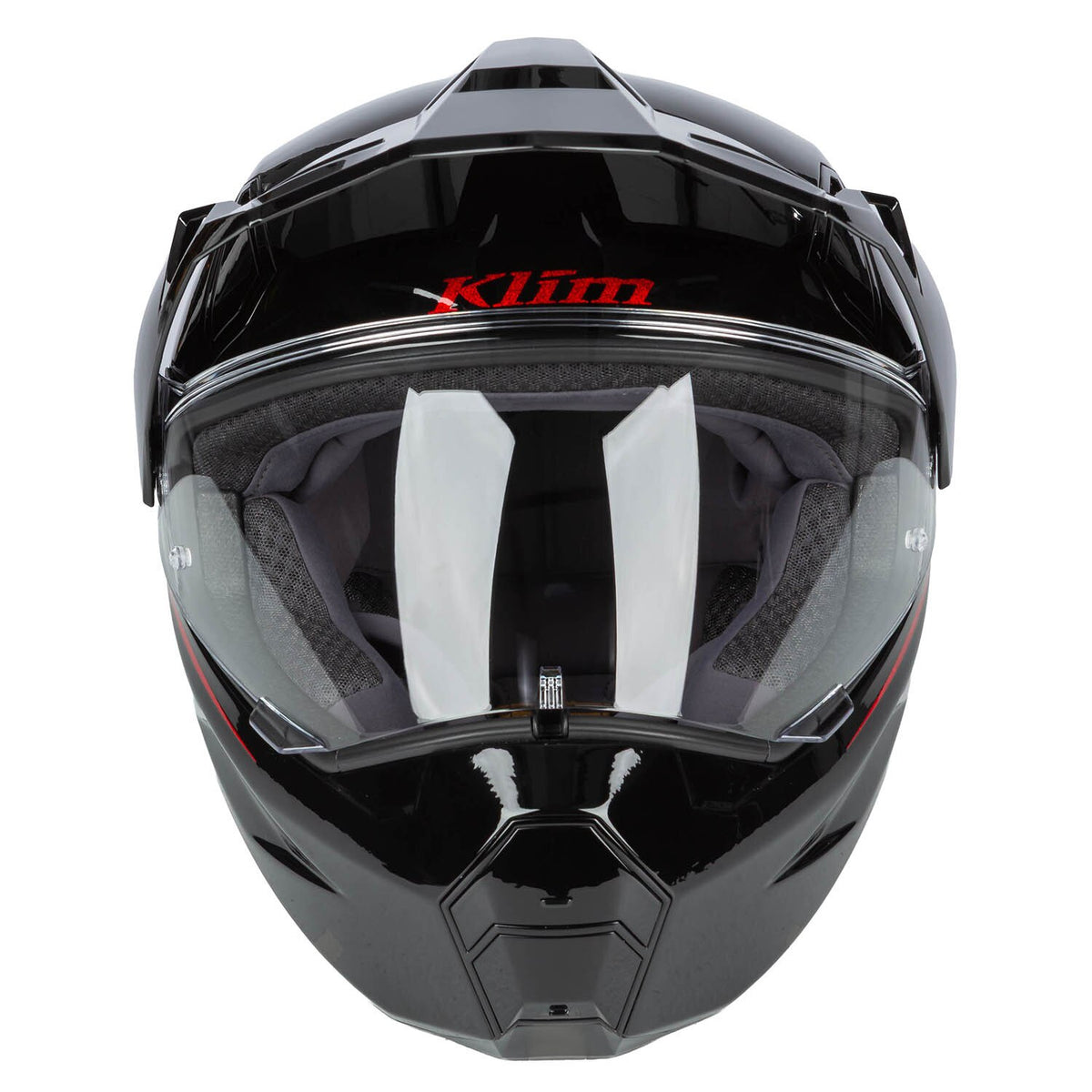 Klim X1 Alpha Helm ECE/DOT Quanta Gloss Black - Fiery Red