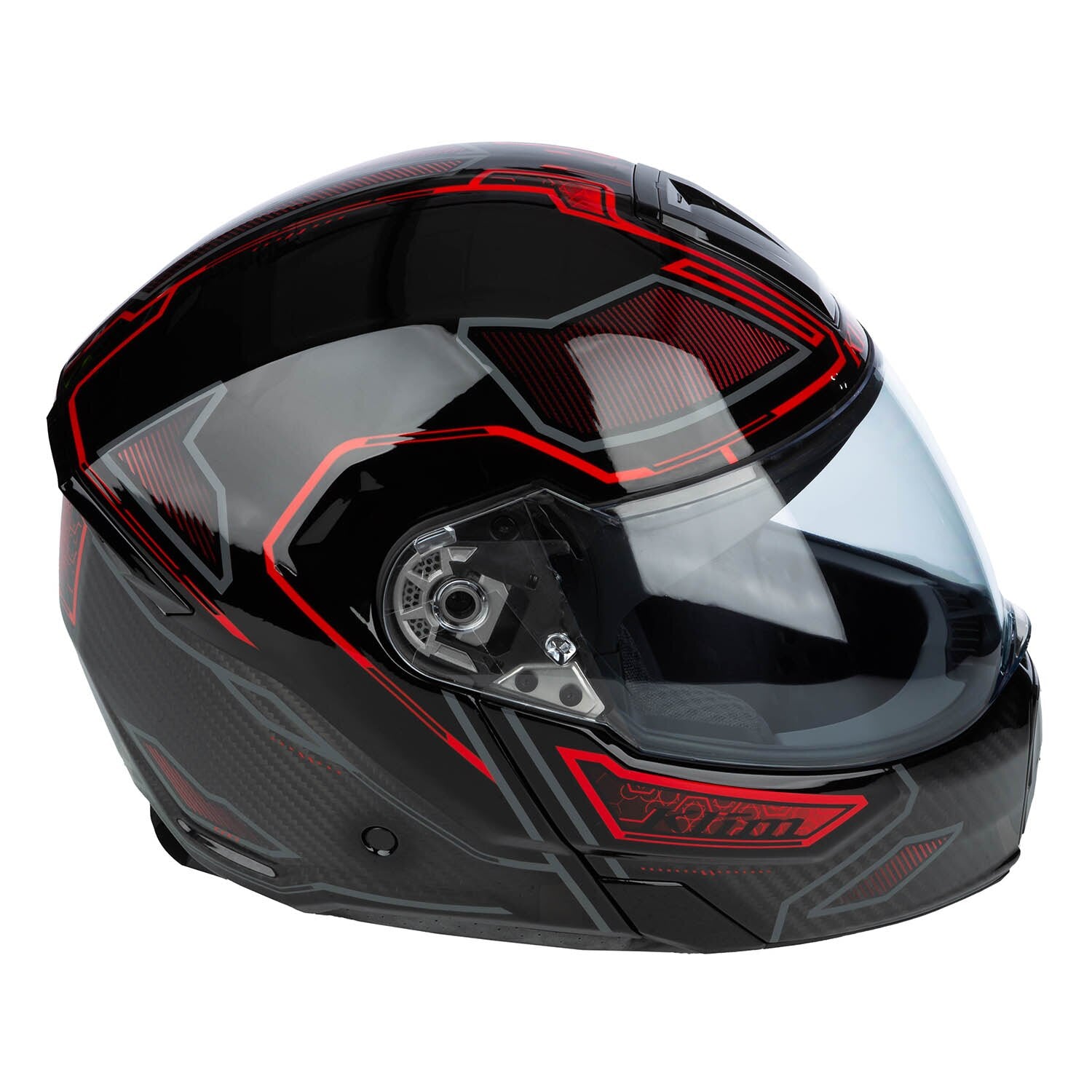 Klim GT1 Expedition Helm ECE/DOT Encrypted Gloss Black - Redrock