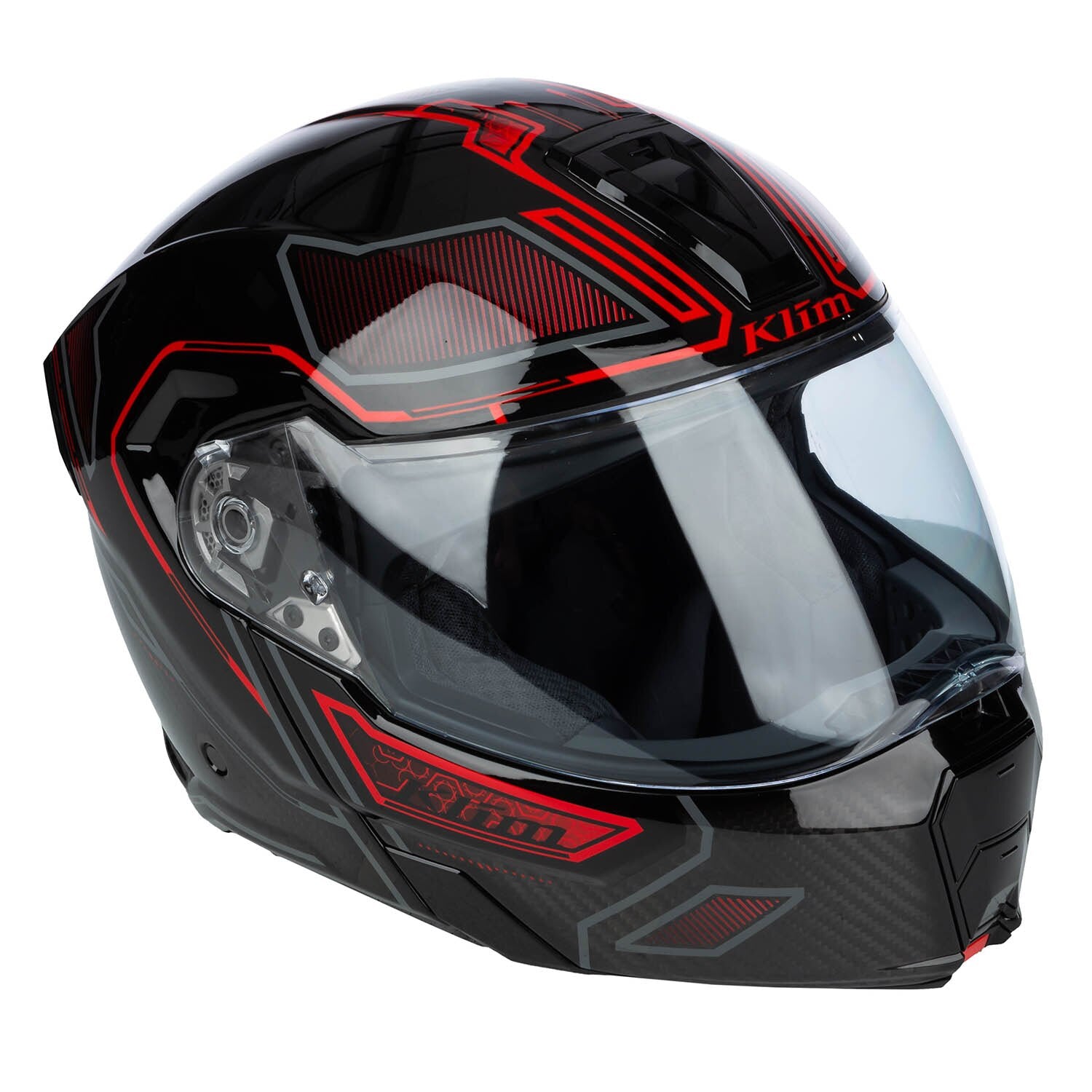 Klim GT1 Expedition Helm ECE/DOT Encrypted Gloss Black - Redrock
