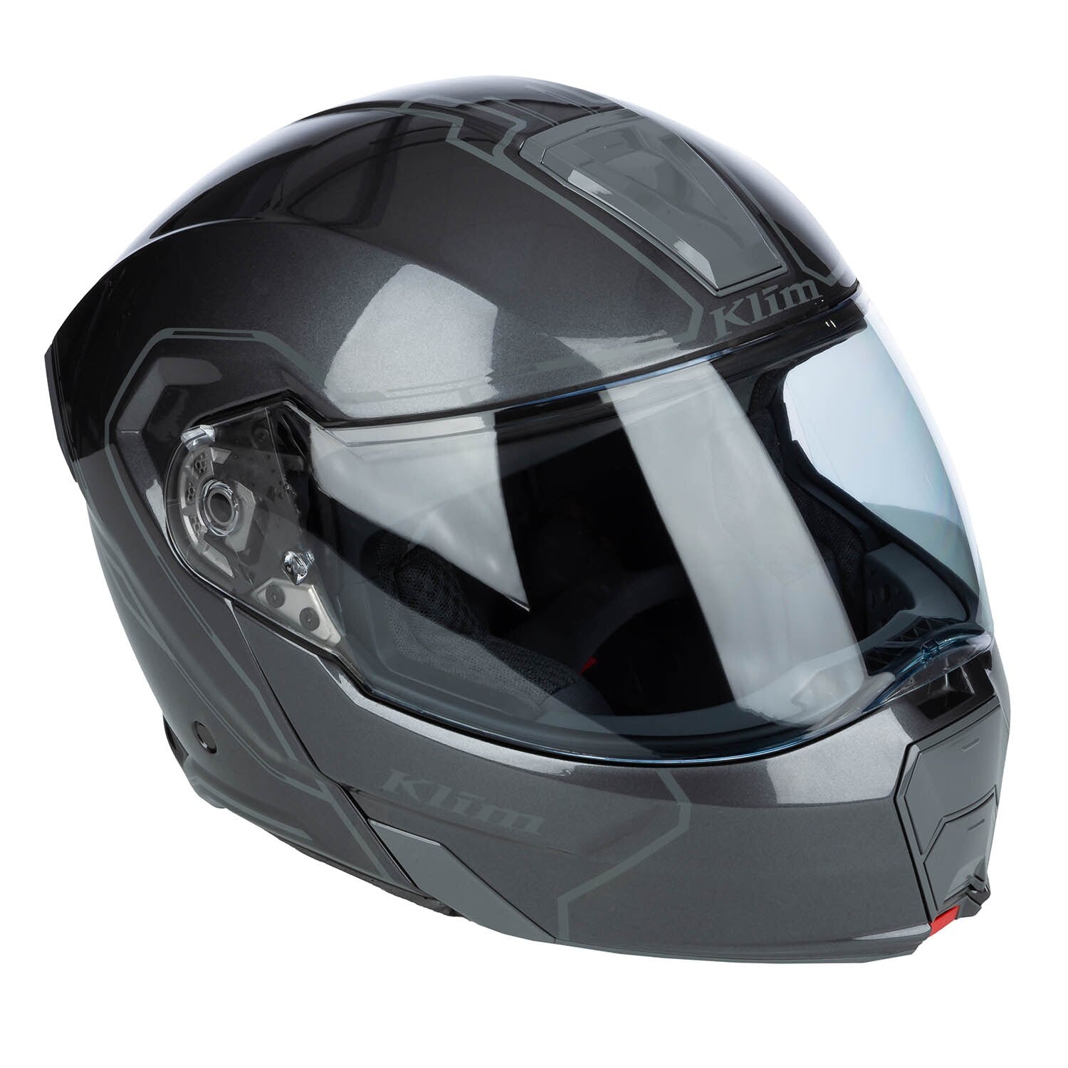 Klim GT1 Expedition Helm ECE/DOT Gloss Metallic Asphalt