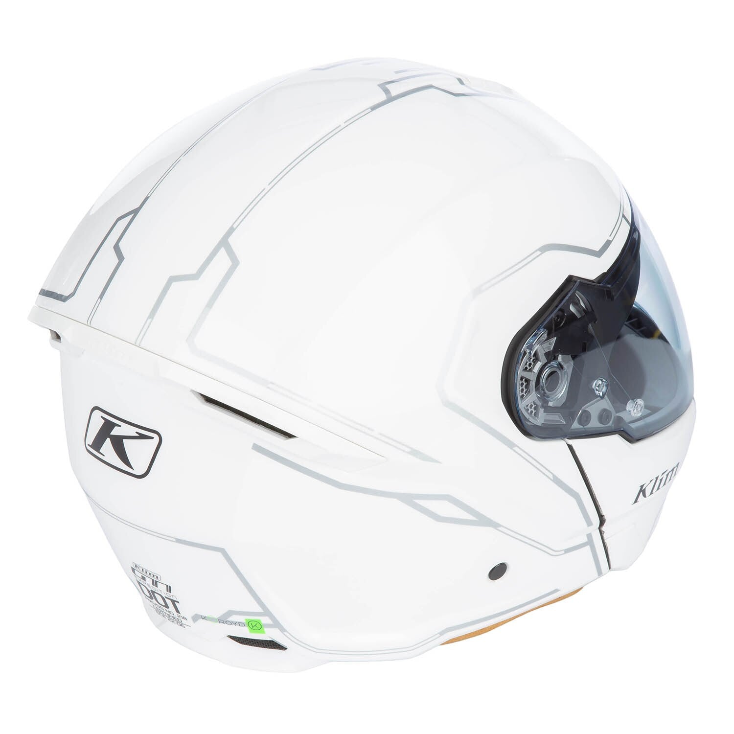 Klim GT1 Expedition Helm ECE/DOT Gloss White