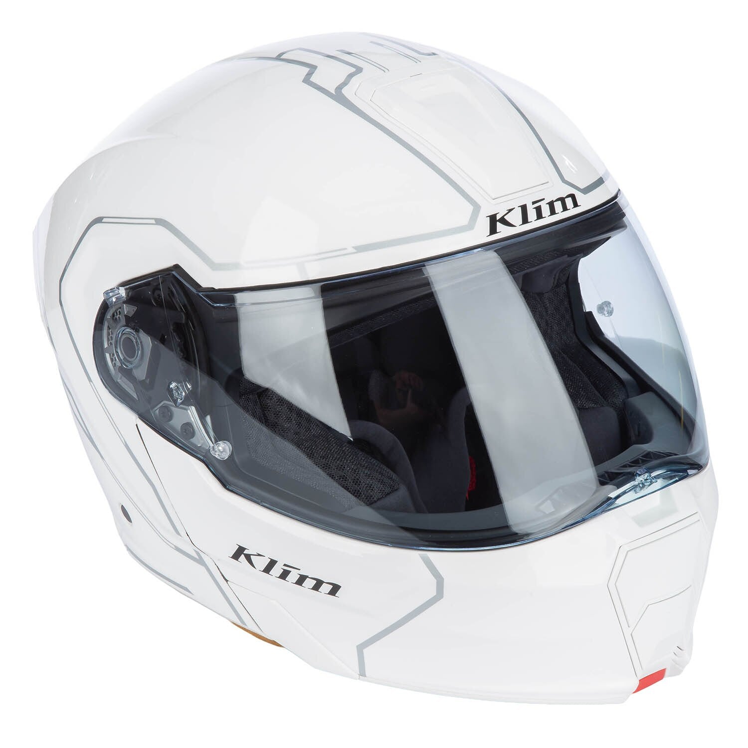 Casque Klim GT1 Expedition ECE/DOT Gloss White