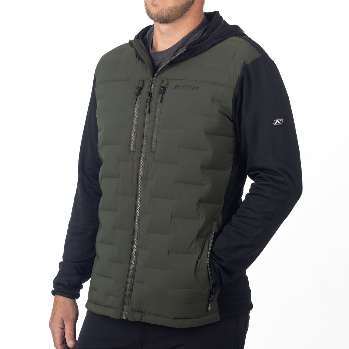Klim Boulder Hybrid Hooded Jacket – Duffel Bag - Black
