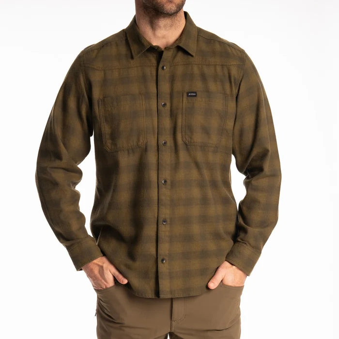 Chemise en flanelle Klim Table Rock Midweight bleu impérial Monument 3XL
