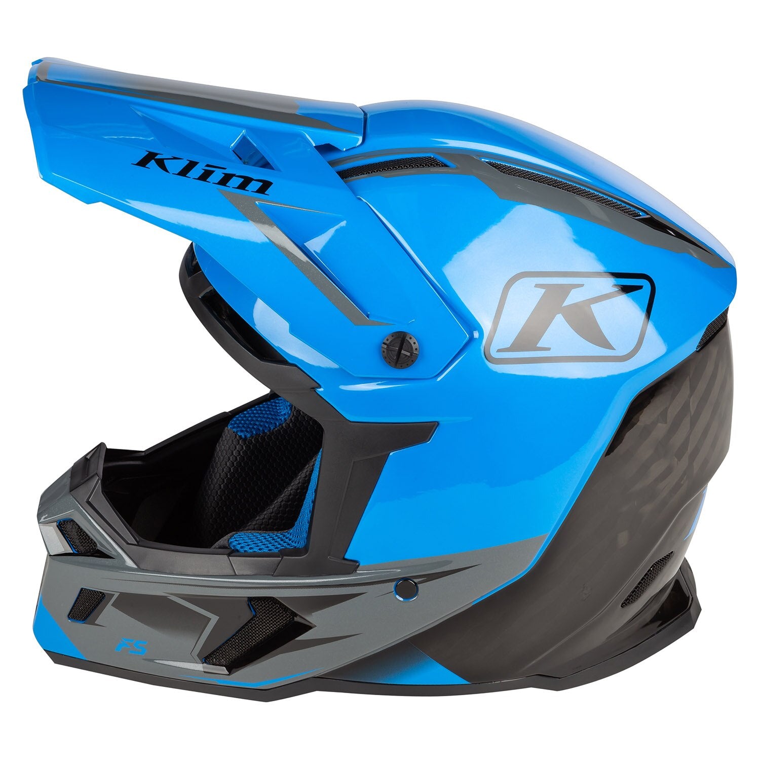Klim F5 Helm ECE Legion Electric Blue Lemonade