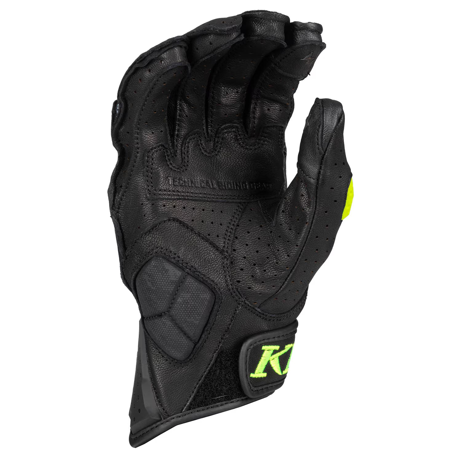 KLIM Badlands Aero Pro Short Handschuhe Black - Hi-Vis Gen 4
