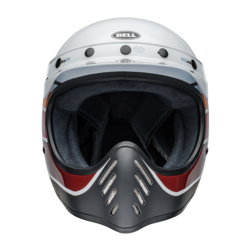 Bell Helm Moto-3 RSD Saddleback Satin/Gloss White/Black XL