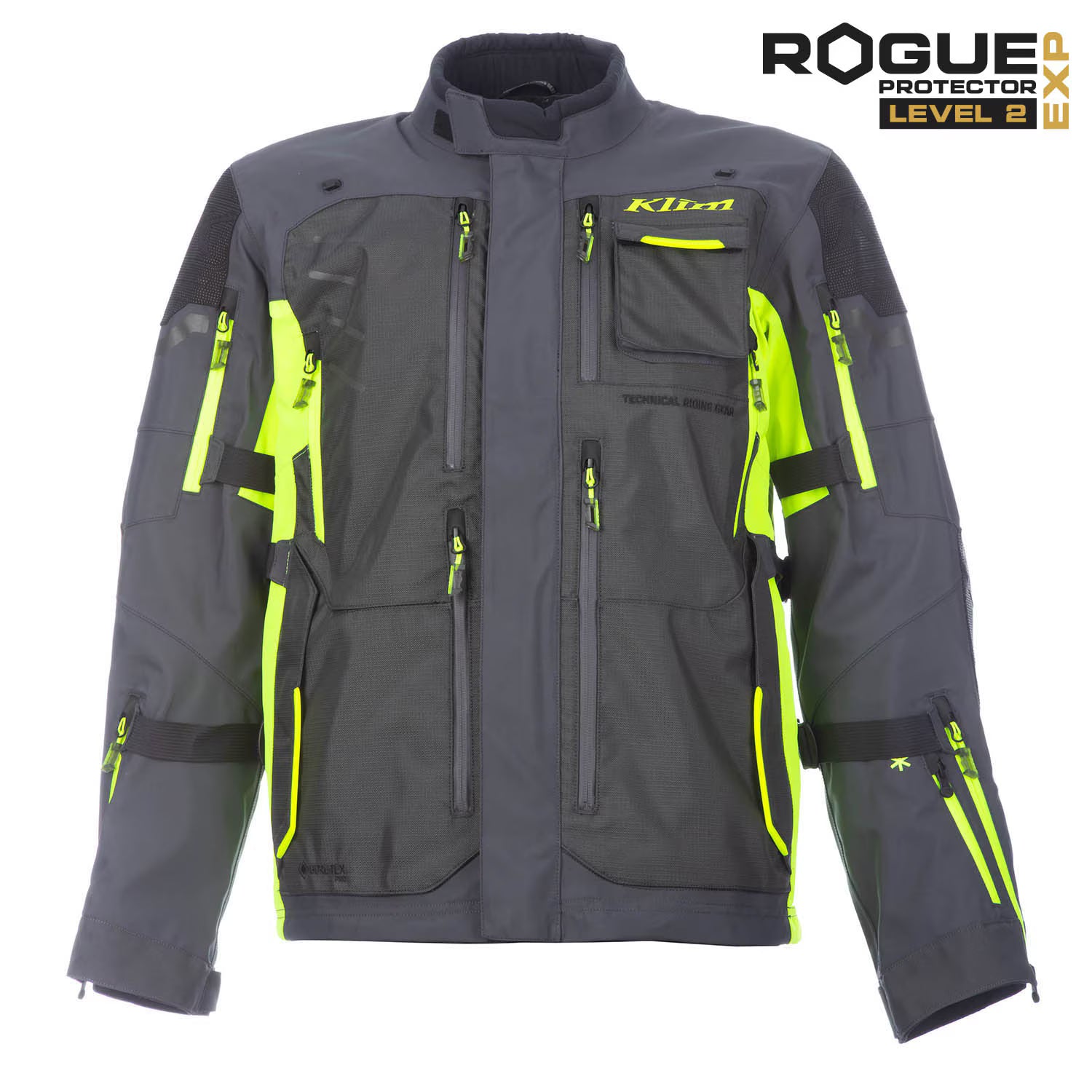 Klim Badlands Pro Jacket Asphalt - Hi-Vis Gen 5