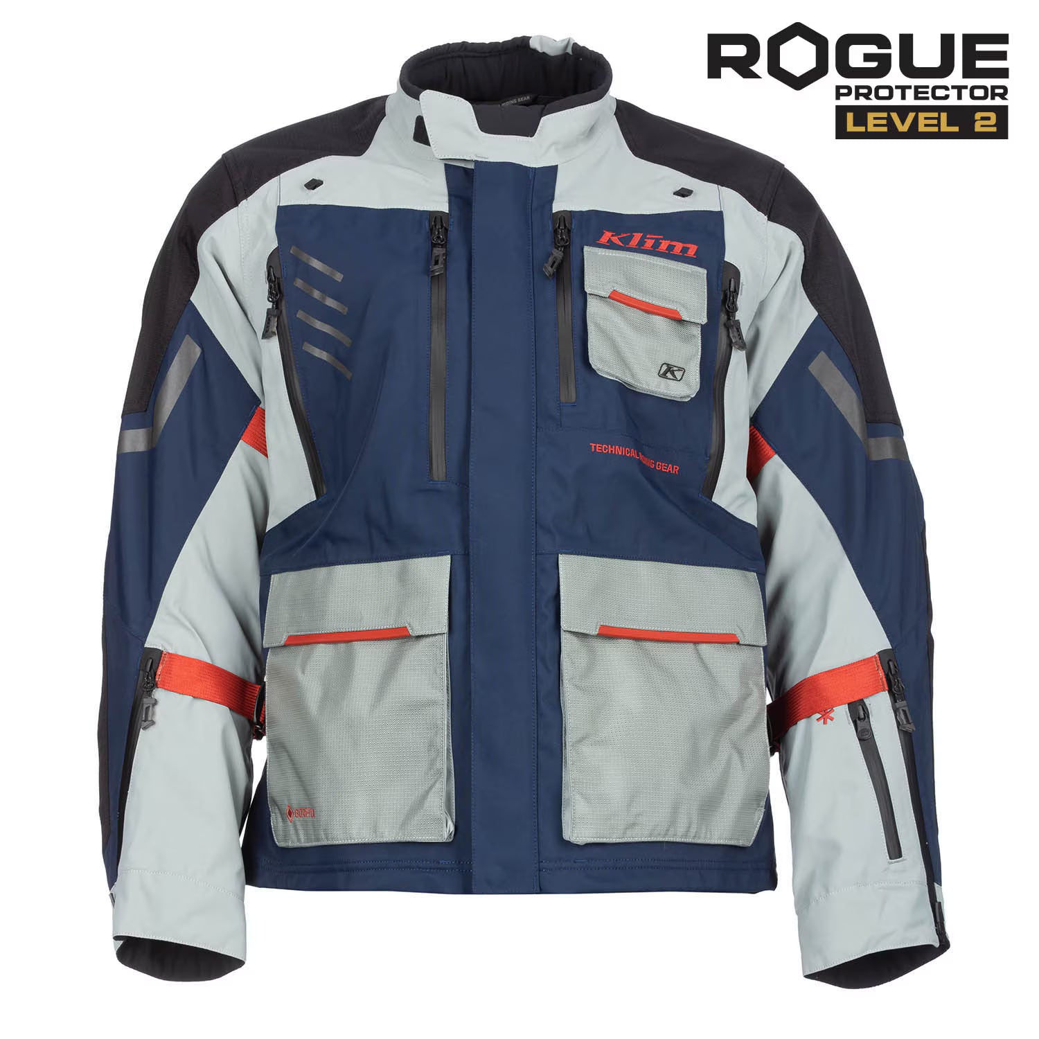 Klim Carlsbad Jacke Dress Blues - Red Oxide Gen 4