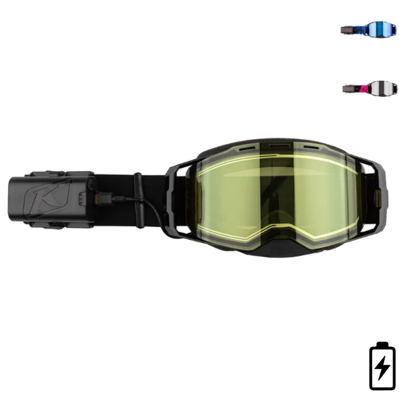 Klim Edge eFire Heated Goggle – Slope Concealment Light Yellow Tint