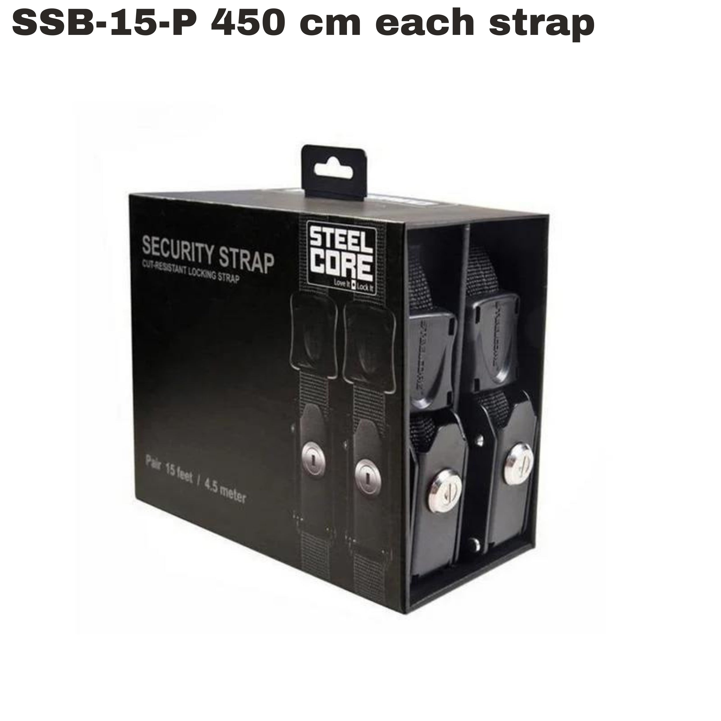 Steelcore Sicherheitsspannriemen 2er-Set