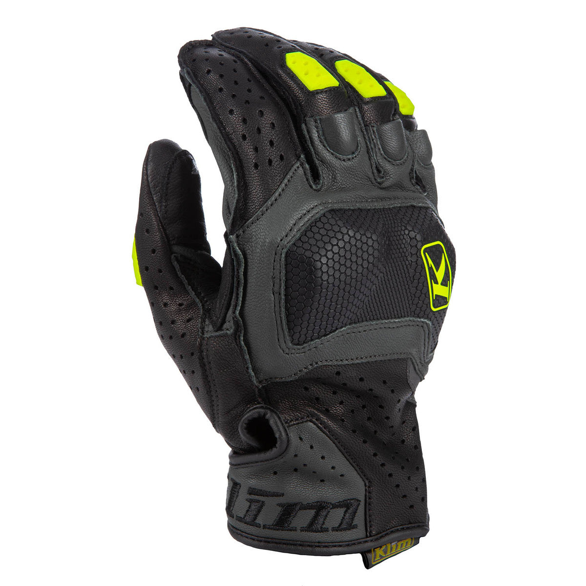 Klim Badlands Aero Pro Short Handschuhe Black - Hi-Vis