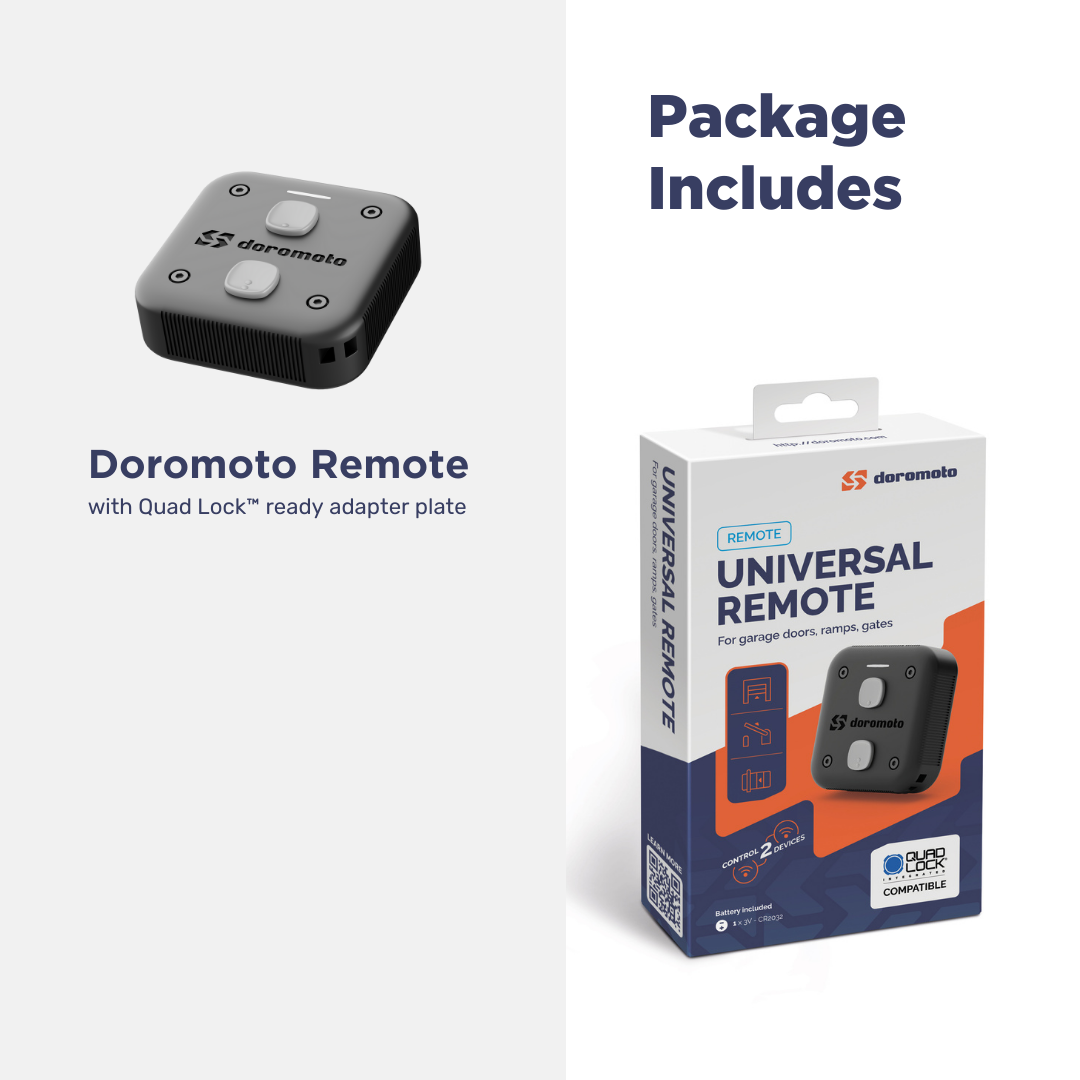 Doromoto Télécommande Universelle pour porte de garage et portail
