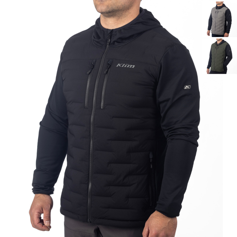 Klim Boulder Hybrid Hooded Jacket – Black