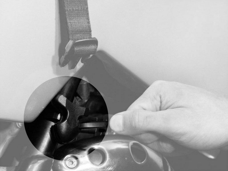 Fixations clipsées de rechange pour cadre pour sacoche de réservoir Enduristan Sandstorm