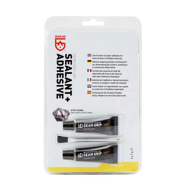 GearAid SeamGrip +WP – Nahtdichter & Reparaturkleber 2x7g