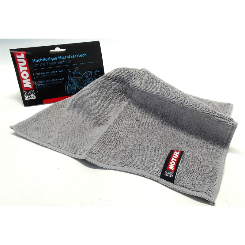 Motul Hochfloriges Microfasertuch für die Zweiradpflege