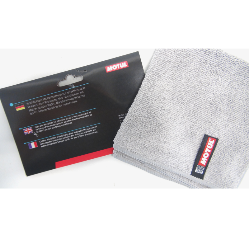 Motul Hochfloriges Microfasertuch für die Zweiradpflege