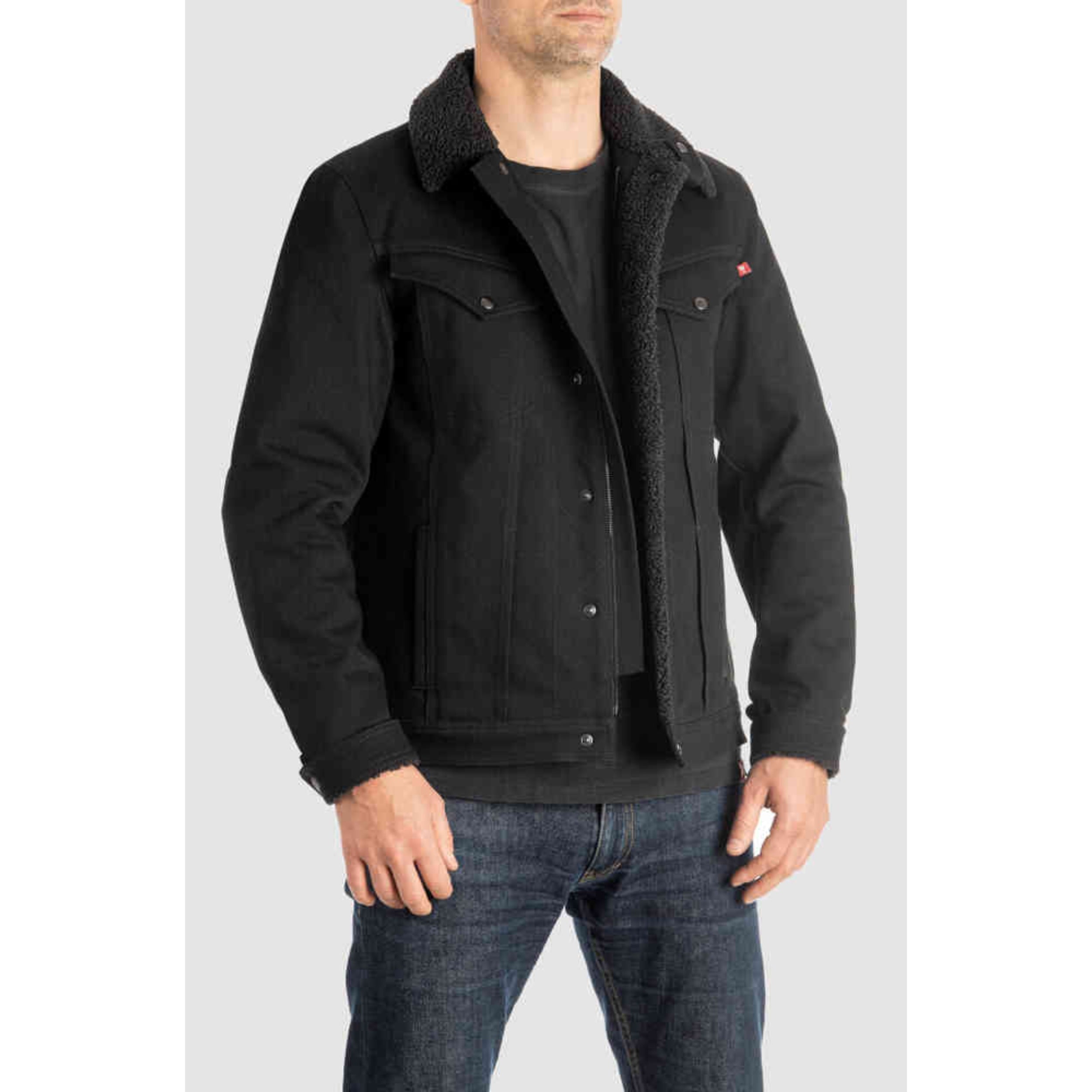Pandomoto HUSKY COR 01 Sherpa Trucker Motorcycle Jacke XXL