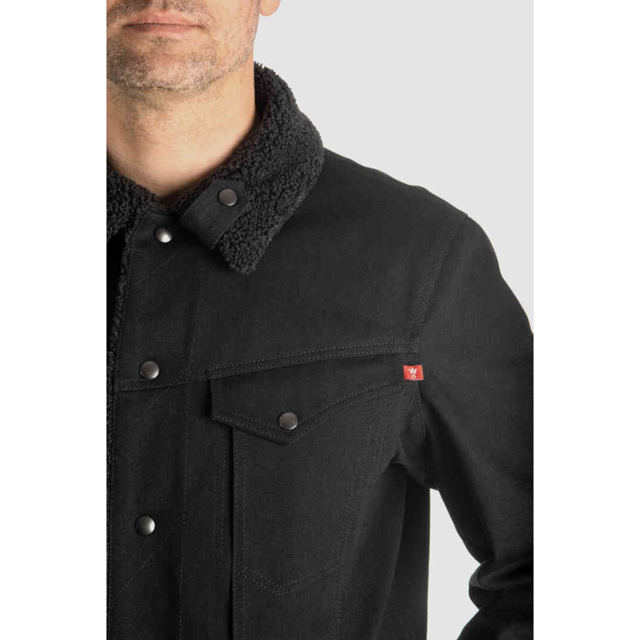 Pandomoto HUSKY COR 01 Sherpa Trucker Motorcycle Jacke XXL