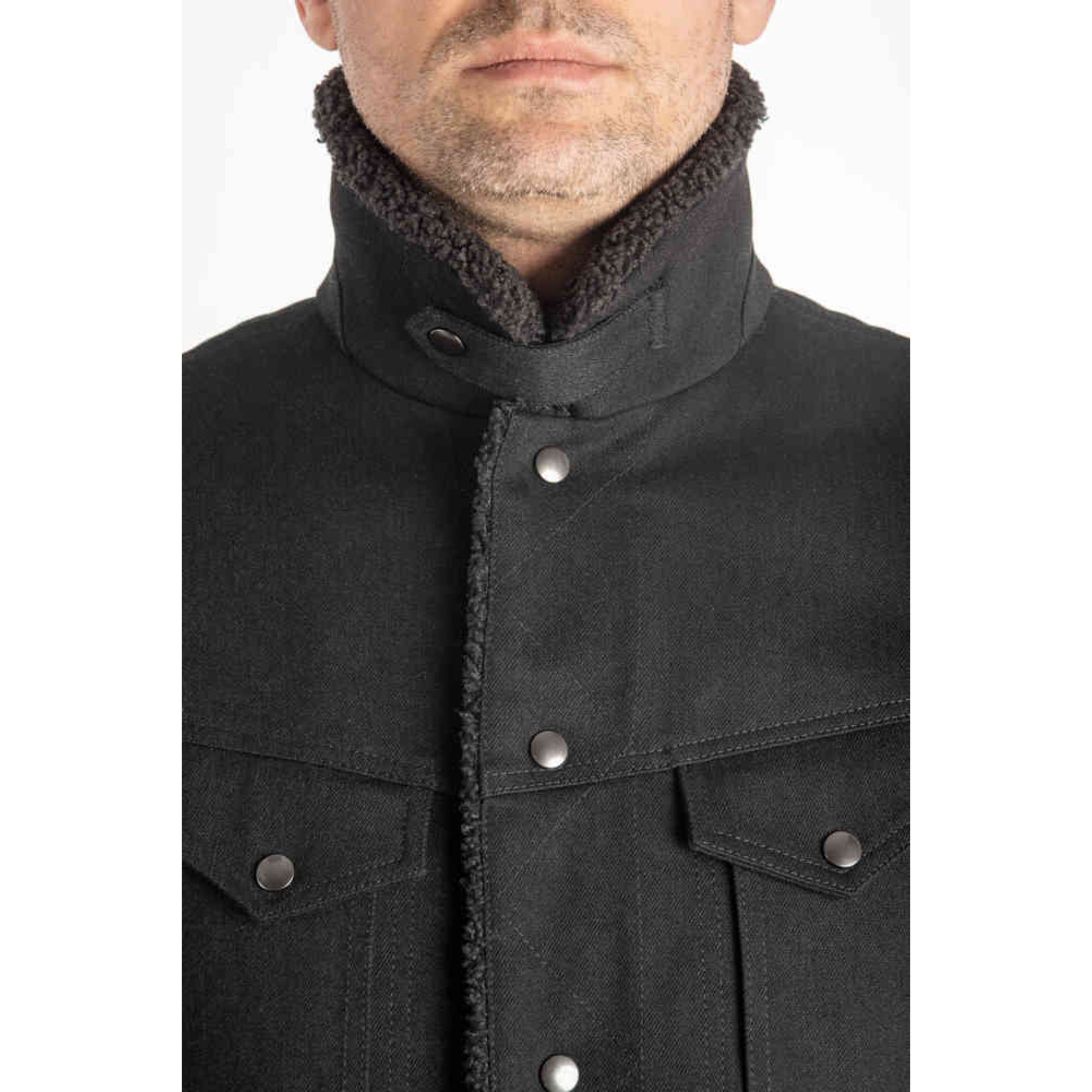 Pandomoto HUSKY COR 01 Sherpa Trucker Motorcycle Jacke XXL