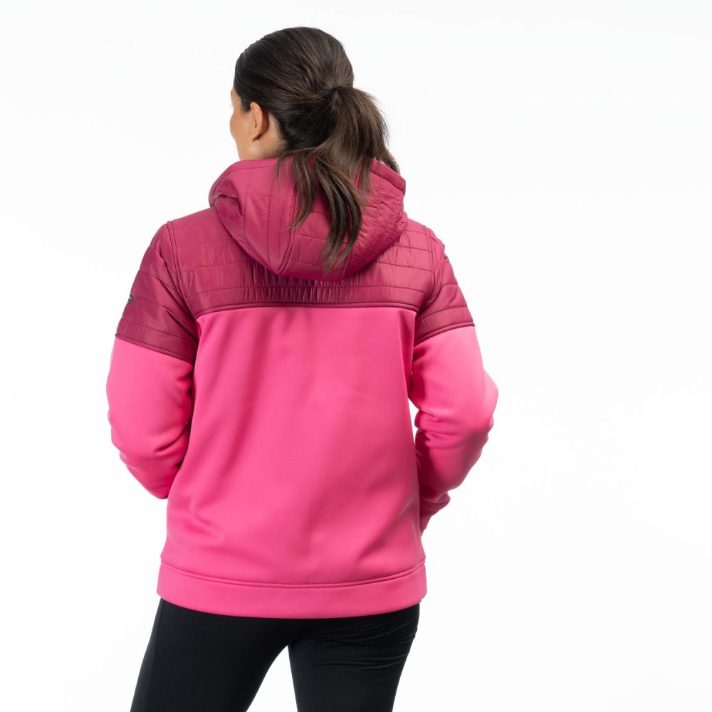 Klim Women's Granite Canyon Insulated Hoodie MD Punch Pink Raspberry Radiance