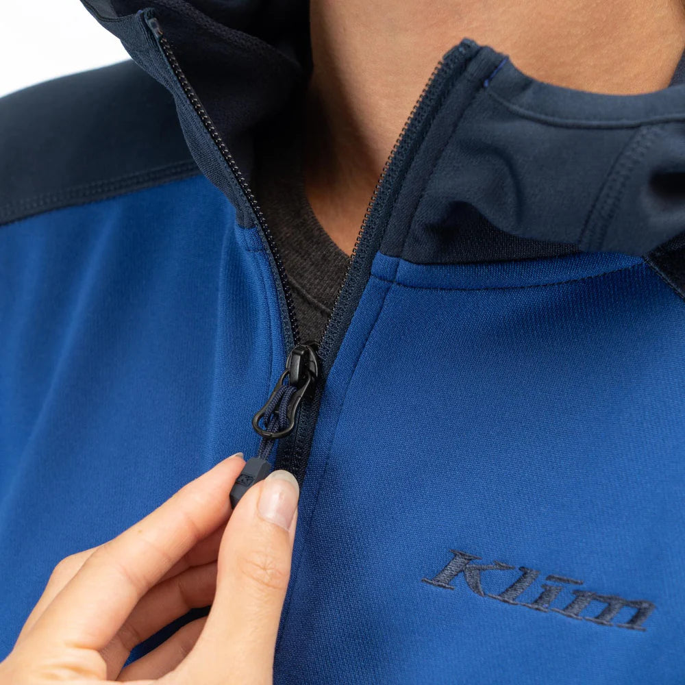 Klim Women's Solitude Hoodie MD Mazarine Blue Dress Blues