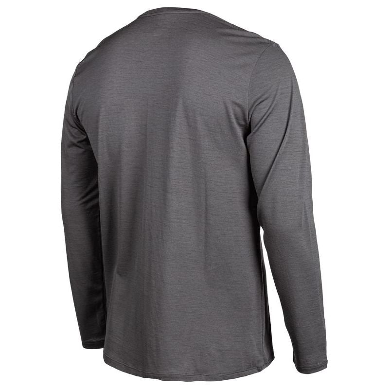 Klim Teton Merino Wool Long Sleeve Shirt Asphalt