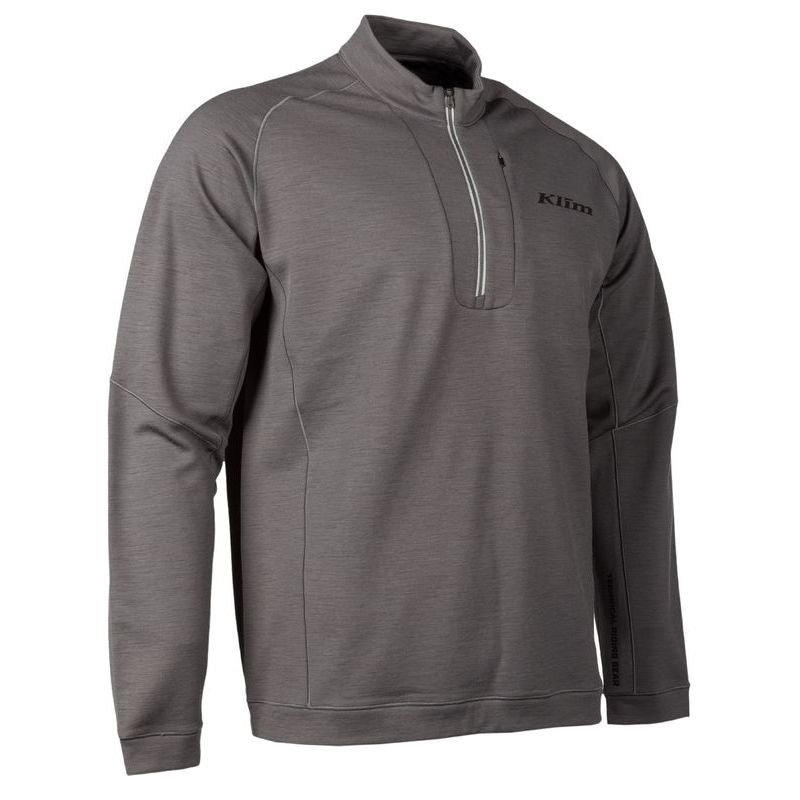 Klim Teton Merino Wool 1/4 Zip Asphalt