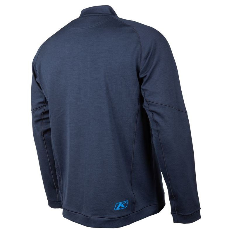 Klim Teton Merino Wool 1/4 Zip Navy Blue