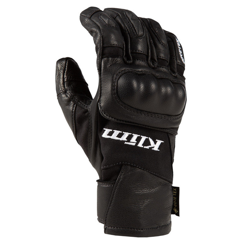 KLIM Women's Adventure GTX Short Handschuhe Black – Wasserdichte  Lederhandschuhe