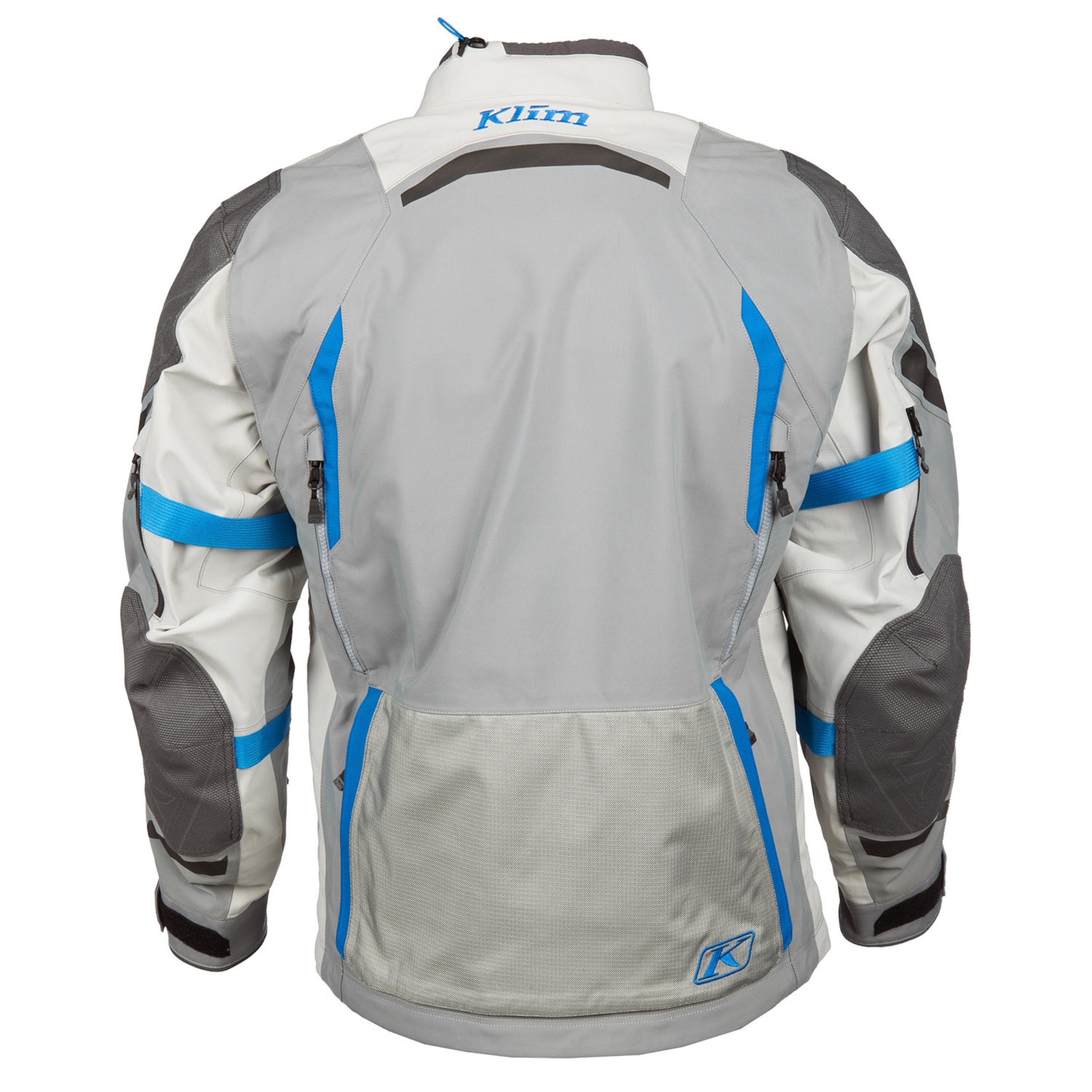 Klim Badlands Pro Jacke Cool Gray Electric Blue Lemonade