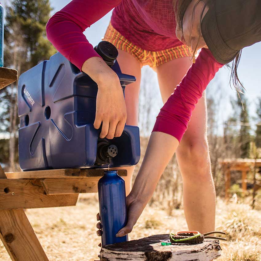 LifeSaver Jerrycan beim Overlanding