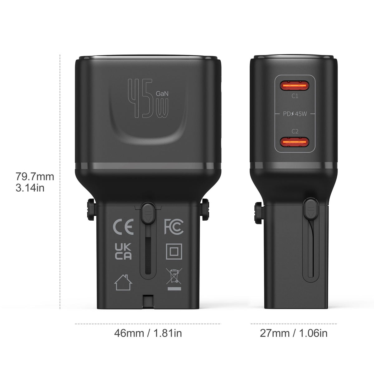 Origin Outdoors USB-PD Ladegerät Travel 45W