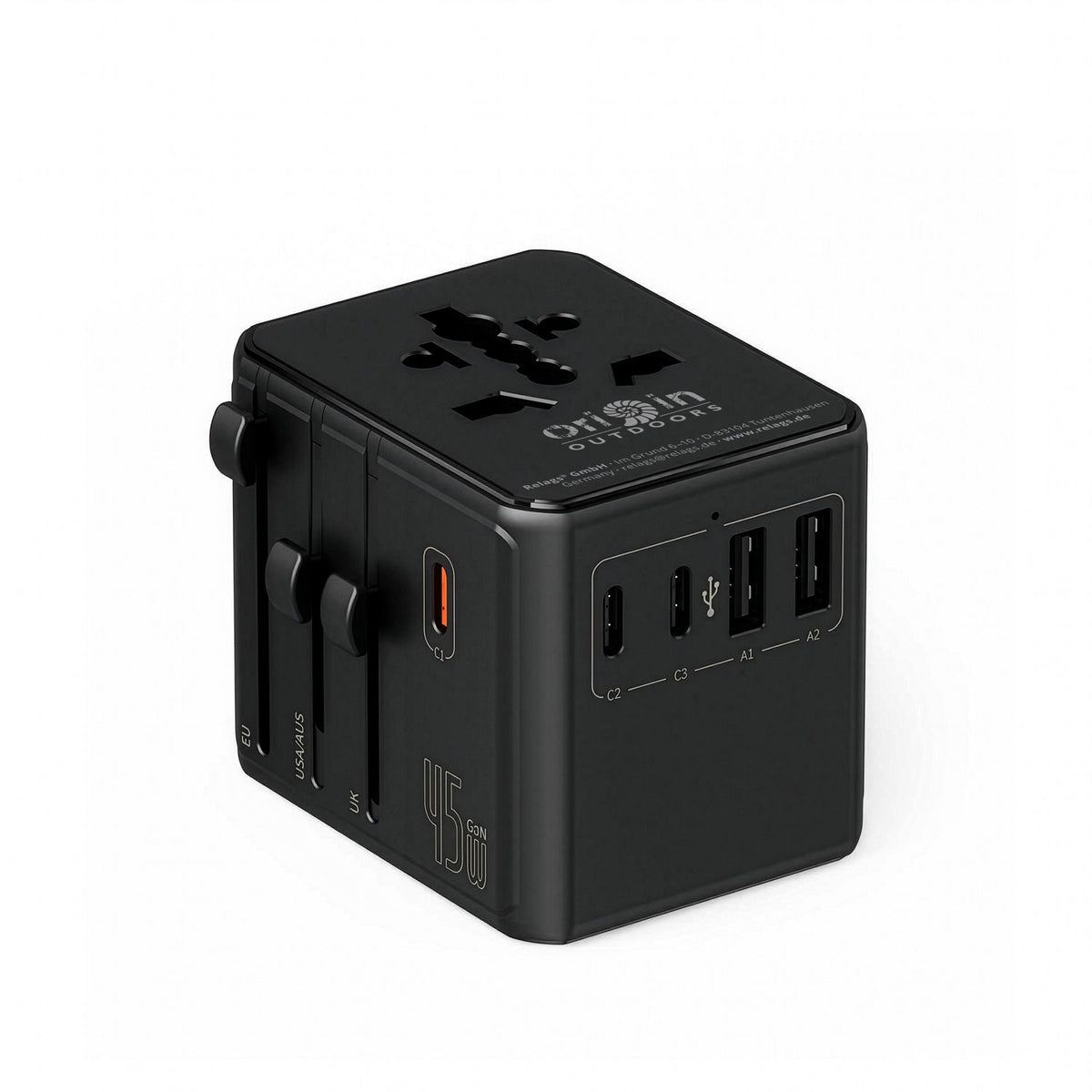 Origin Outdoors Steckeradapter Weltenbummler 45W