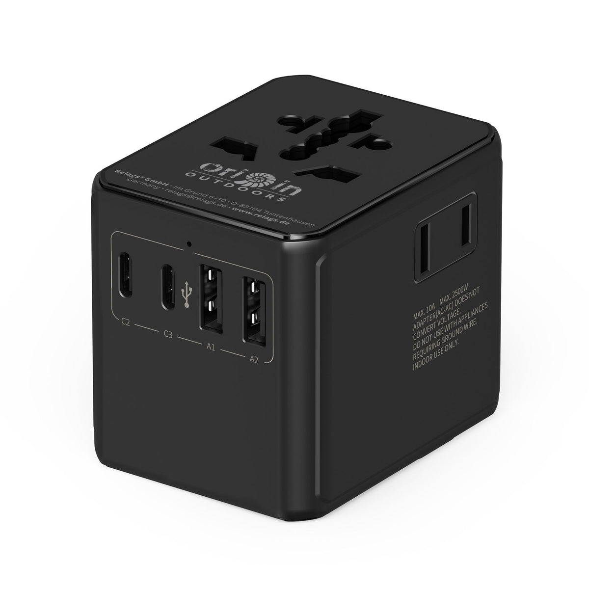 Origin Outdoors Steckeradapter Weltenbummler 45W