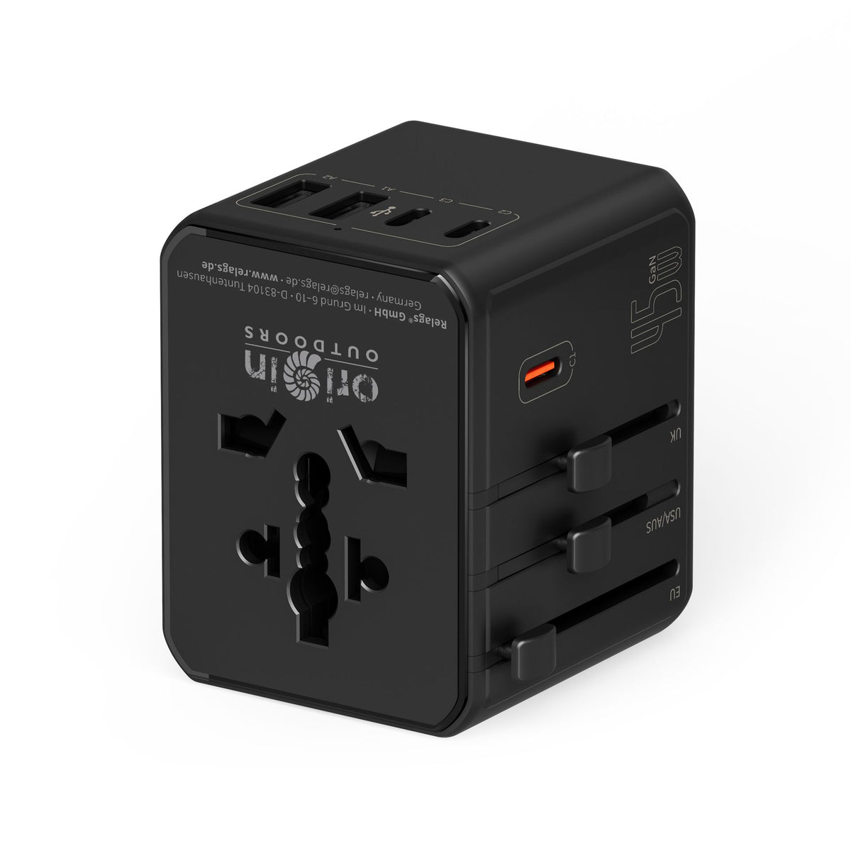 Origin Outdoors Steckeradapter Weltenbummler 45W