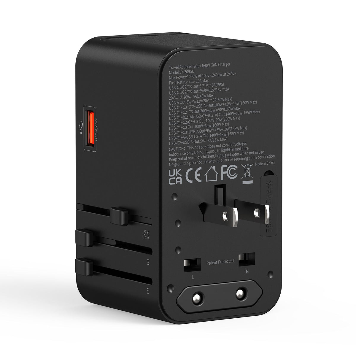 Origin Outdoors Steckeradapter GaN 160W