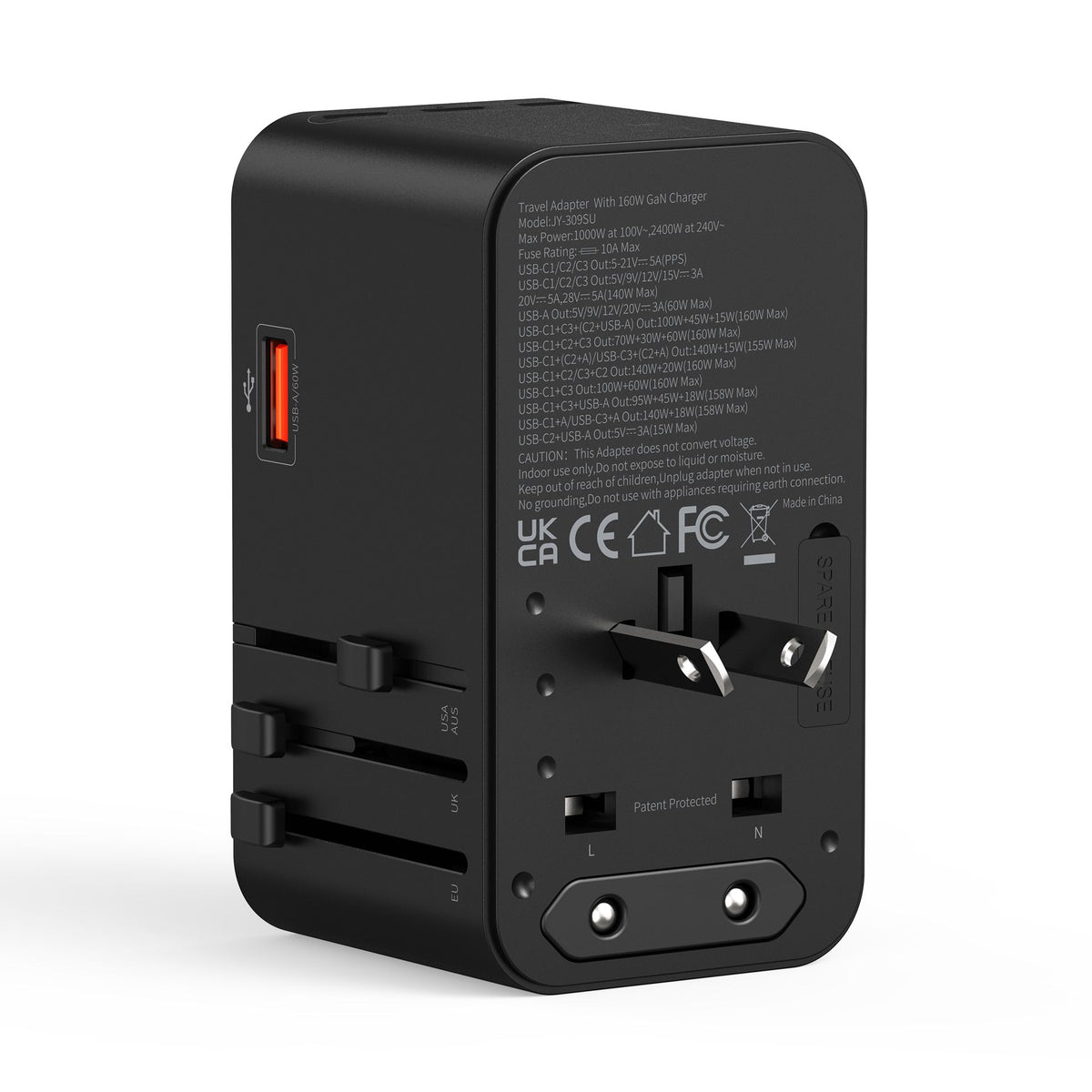 Origin Outdoors Steckeradapter GaN 160W