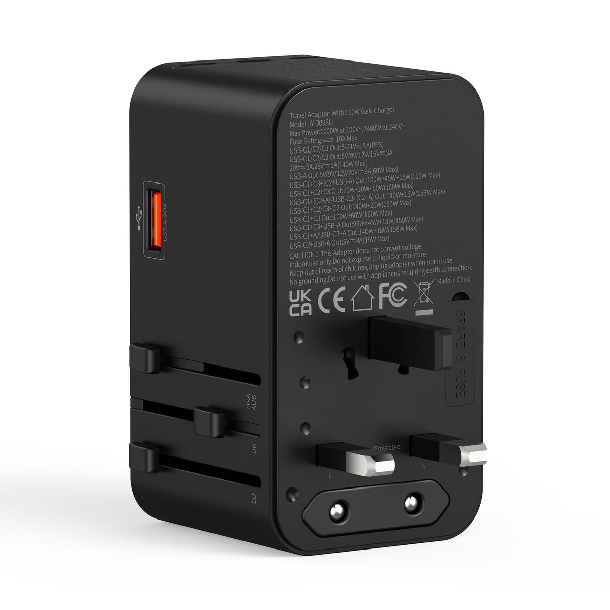 Origin Outdoors Steckeradapter GaN 160W