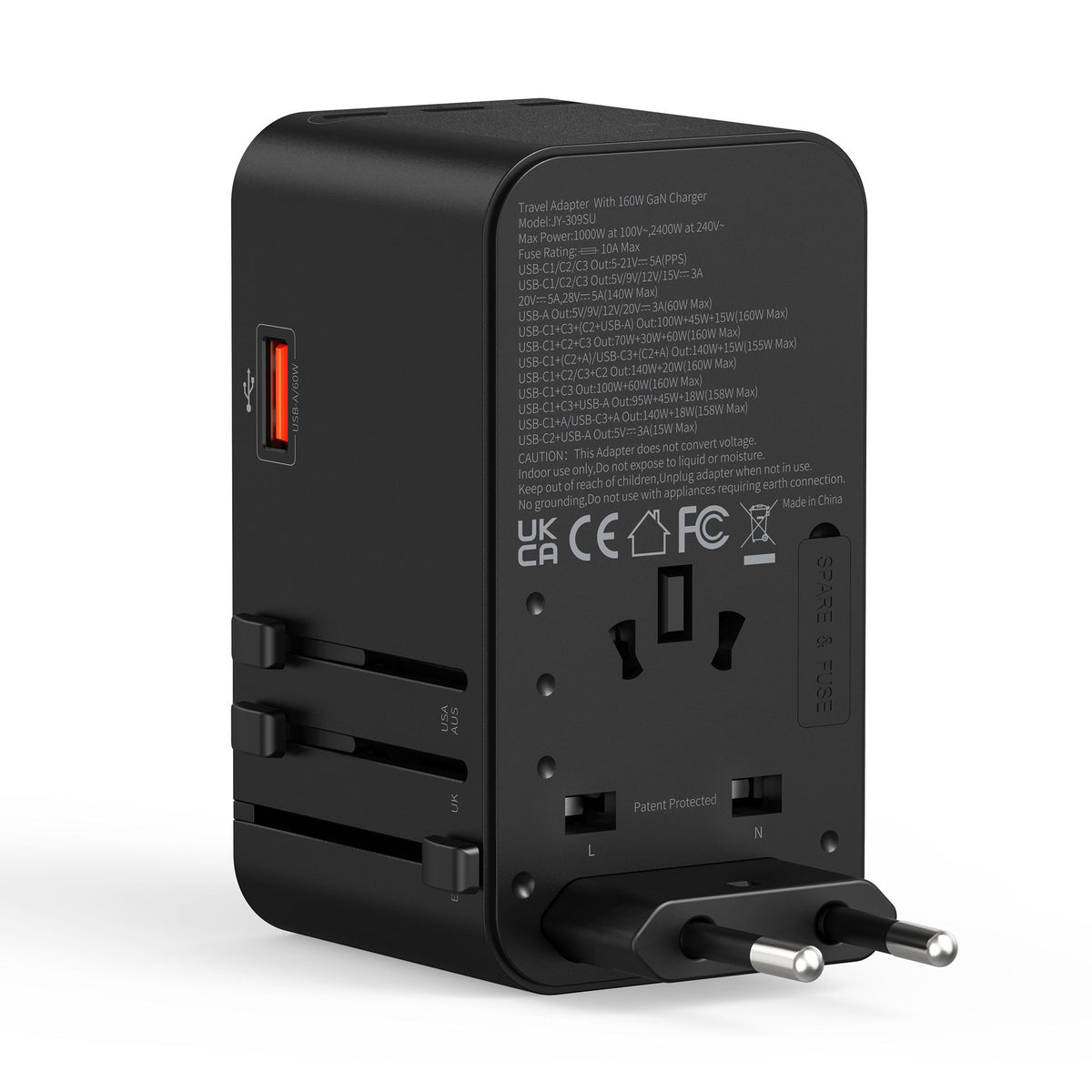 Origin Outdoors Steckeradapter GaN 160W