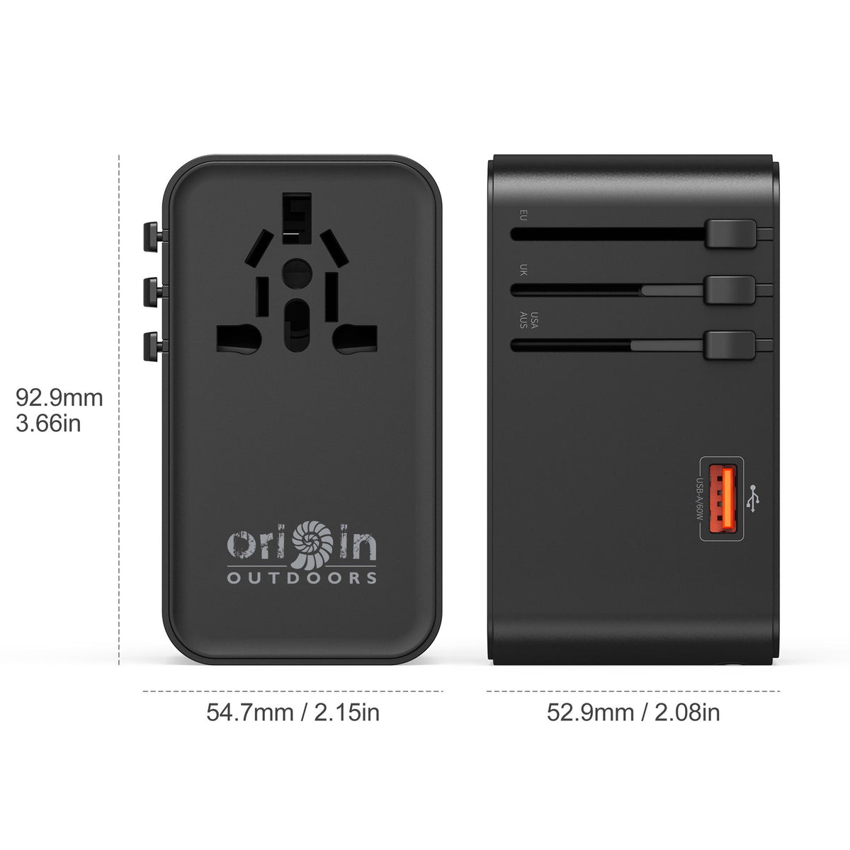 Origin Outdoors Steckeradapter GaN 160W