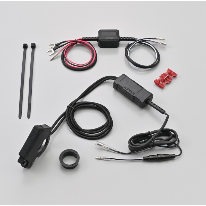 Daytona USB-Steckdose für Motorradlenker USB-A & USB-C