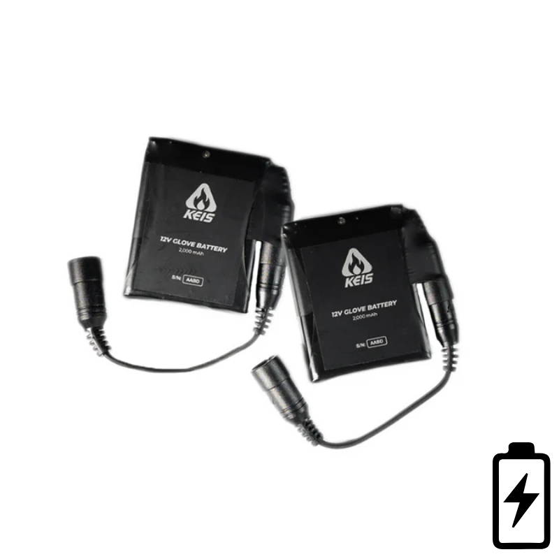 Keis 4A Battery Pair for Gloves