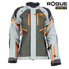 Klim Women Artemis Jacket Asphalt - Ember Orange Gen 3