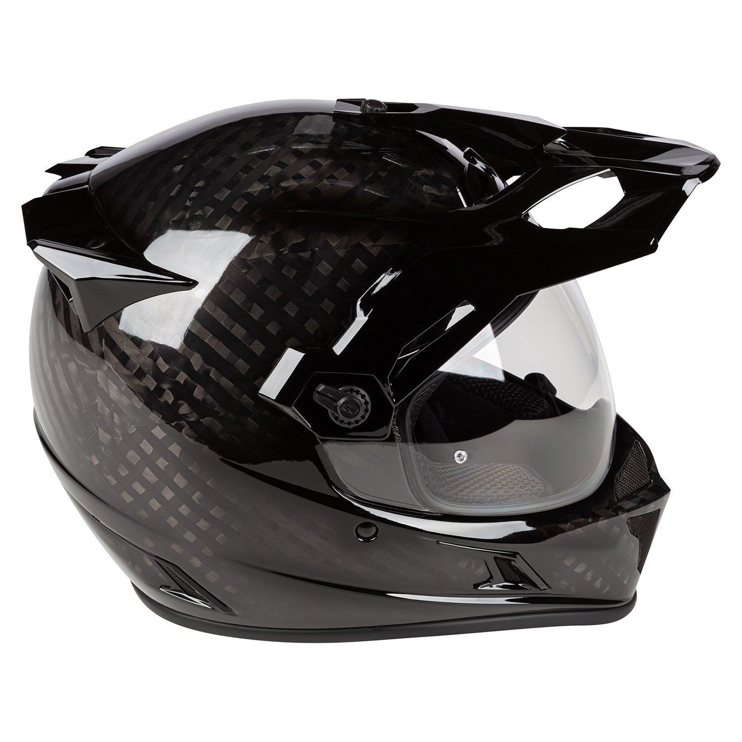 Klim Krios Karbon Adventure Helm ECE/DOT Gloss Karbon Black