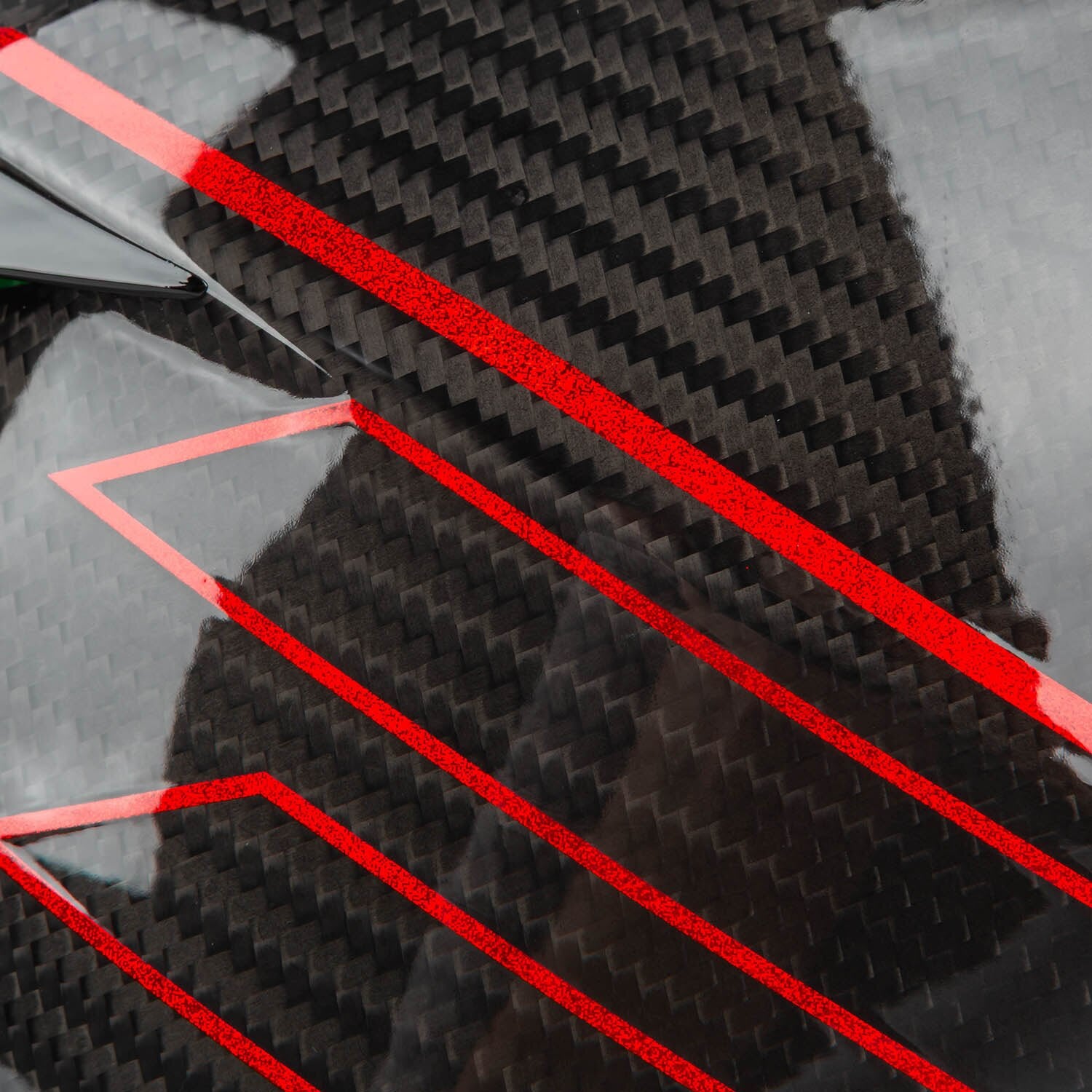 Klim X1 Alpha Helm ECE/DOT Quanta Gloss Black - Fiery Red